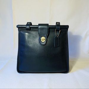 PRISTINE CONDITION HTF Black Vintage Coach Weston Shopper made in the 90s